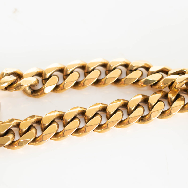 Alexander McQueen Mix Metal Curb Chain Bracelet