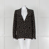 Fabienne Chapot Black Cream Daisy Print Blazer