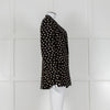 Fabienne Chapot Black Cream Daisy Print Blazer