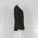 Fabienne Chapot Black Cream Daisy Print Blazer