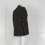 Fabienne Chapot Black Cream Daisy Print Blazer