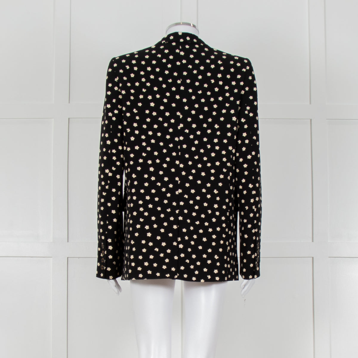 Fabienne Chapot Black Cream Daisy Print Blazer