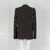 Fabienne Chapot Black Cream Daisy Print Blazer