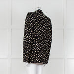 Fabienne Chapot Black Cream Daisy Print Blazer