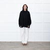Armarium Black Cotton Oversized Shirt