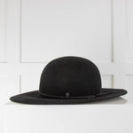 Maison Michel Paris Black Felt Alice Hat