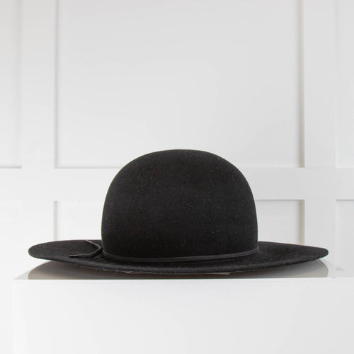 Maison Michel Paris Black Felt Alice Hat