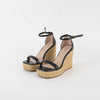 Stuart Weitzman Black Nudistcurve Sandal
