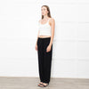 Iris & Ink Black Straight Leg Trousers