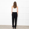 Iris & Ink Black Straight Leg Trousers