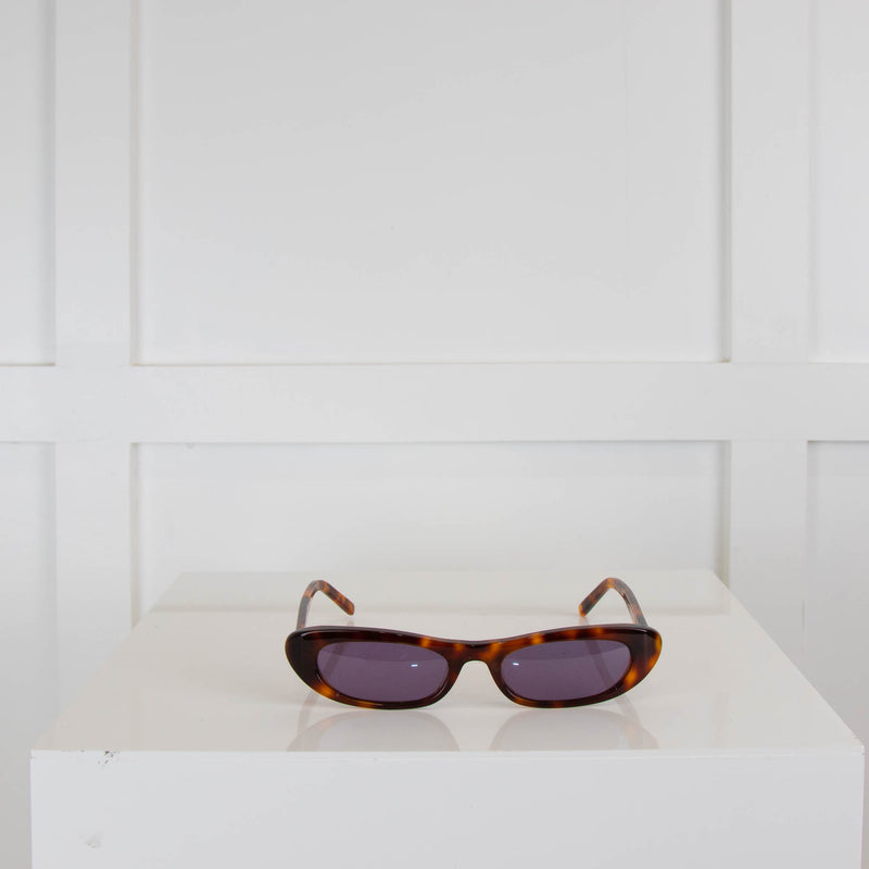 Opticana Tortoise Shell Oval Sunglasses