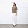 Isabel Marant Brown Tuck Shoulder T-Shirt