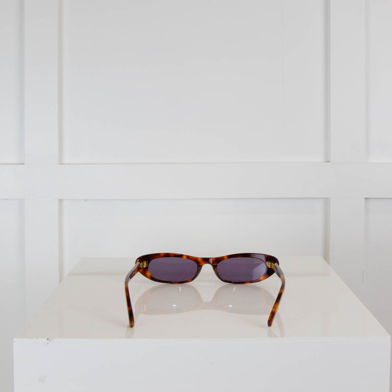Opticana Tortoise Shell Oval Sunglasses