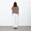 Isabel Marant Brown Tuck Shoulder T-Shirt