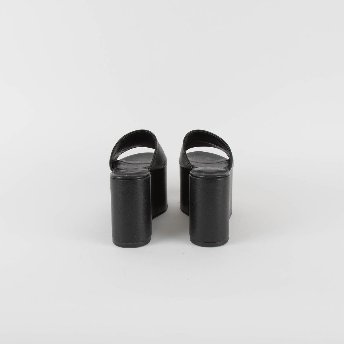 Simon Miller Black Wedge Open Mules