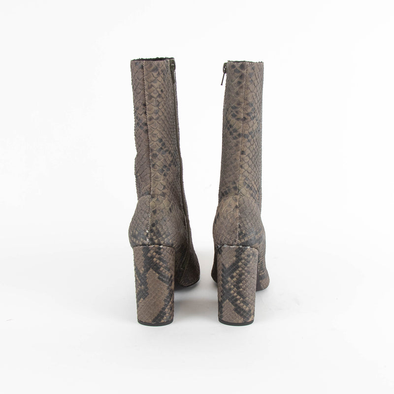Yeezy Season 7 Embossed Khaki Ankle Boots