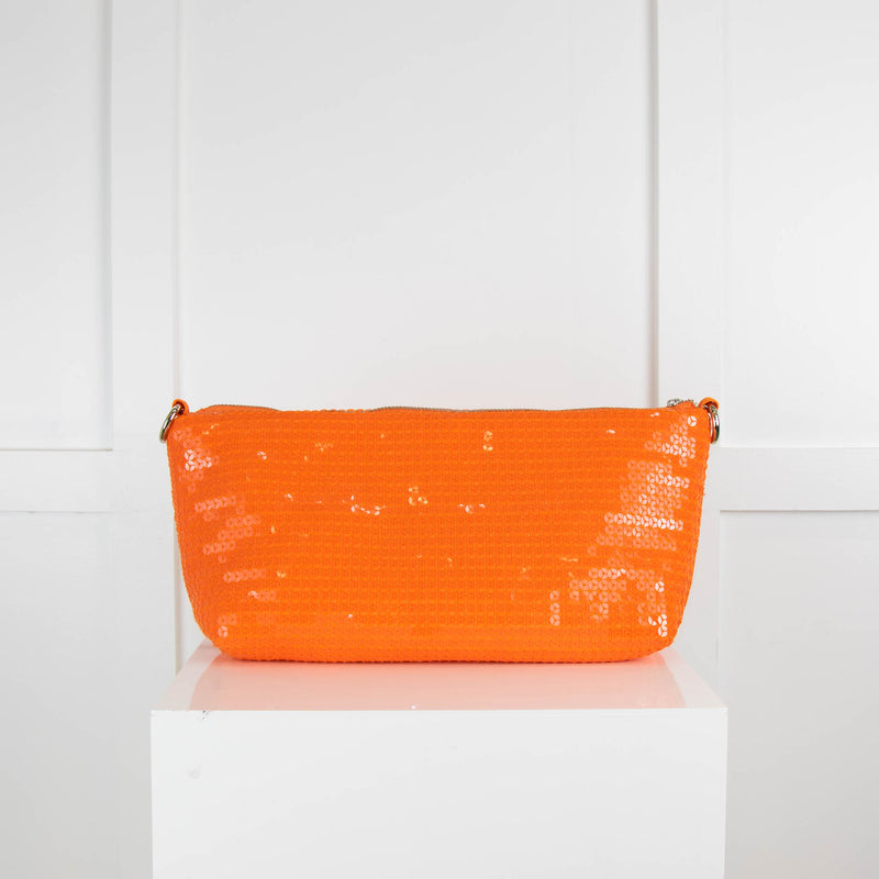 HVISK Orange Sequin Bag