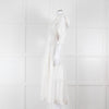 Neve & Noor White Broderie Anglaise Puff Sleeve Maxi Dress