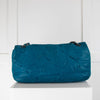 Chanel Glint East West Flap Bag in Turquoise