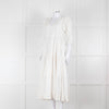 Neve & Noor White Broderie Anglaise Puff Sleeve Maxi Dress