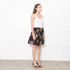 Dolce & Gabbana Black Brown Coin Print Textured Mini Skirt