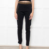 Louis Vuitton Black Brown Elasticated Monogram Waist Leggings