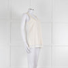 Strenesse Cream Silk Front Cotton Tank Top