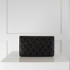 Chanel Black Silver Studs Calfskin Leather Wallet