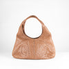 Bottega Veneta Tan Intrecciato Weave Ball Hobo Bag