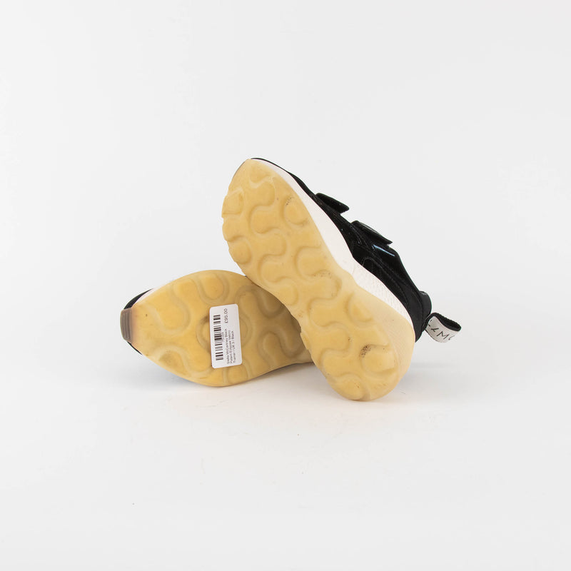 Stella McCartney Black Patent Eclypse Velcro Trainer