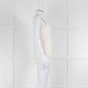 Strenesse Cream Silk Front Cotton Tank Top