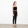 Louis Vuitton Black Brown Elasticated Monogram Waist Leggings