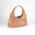 Bottega Veneta Tan Intrecciato Weave Ball Hobo Bag