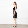 Joseph Black Stretchy Leather Mini Skirt