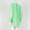 Primrose Park Green And White Floral Print Long Sleeve Top