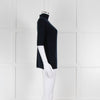 Fedeli Blue Turtleneck Cashmere Short Sleeve T Shirt