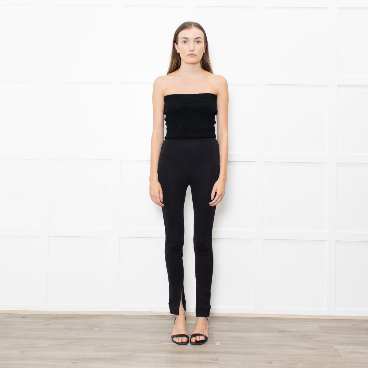 Dolce & Gabbana Black Stretchy Knit Leggings