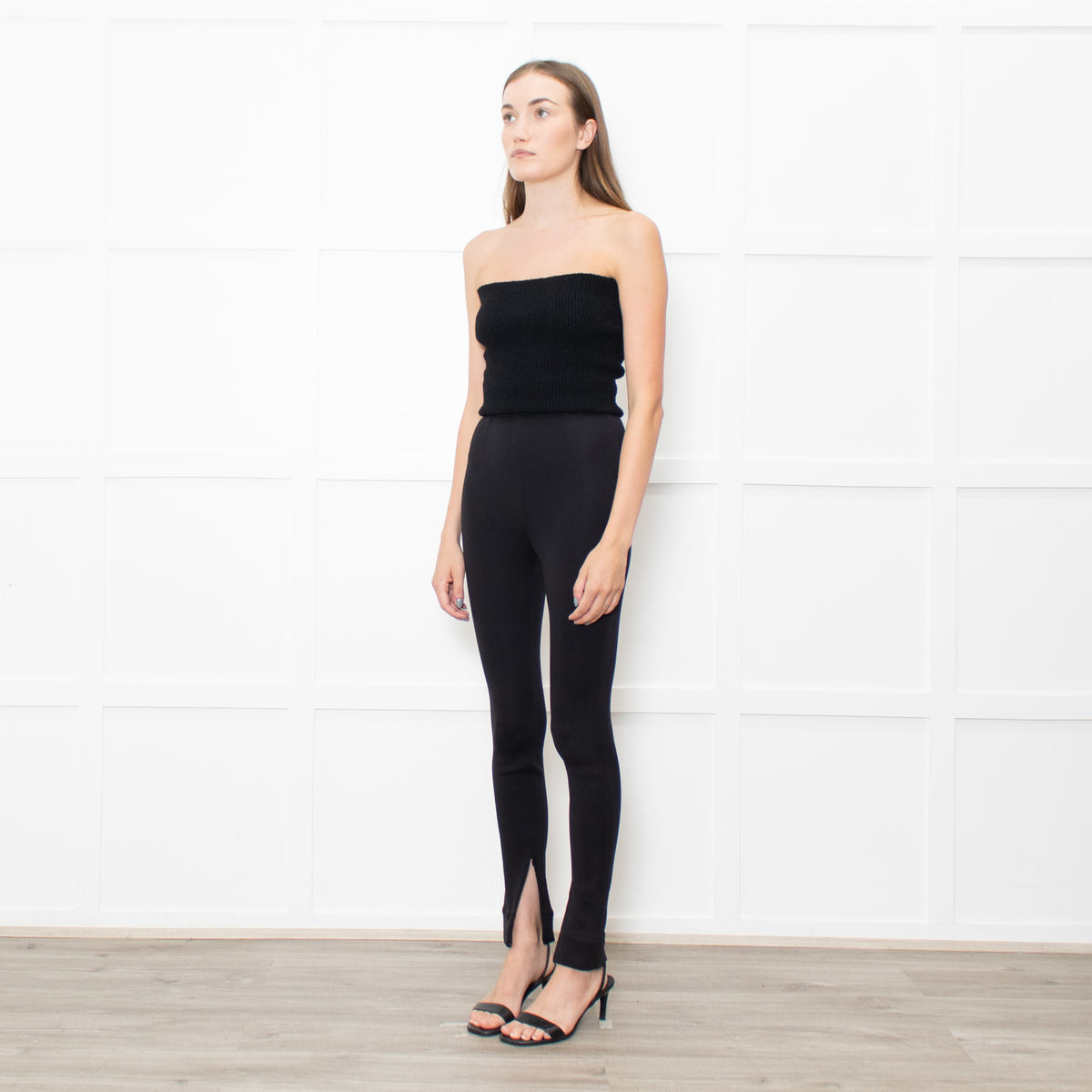 Dolce & Gabbana Black Stretchy Knit Leggings