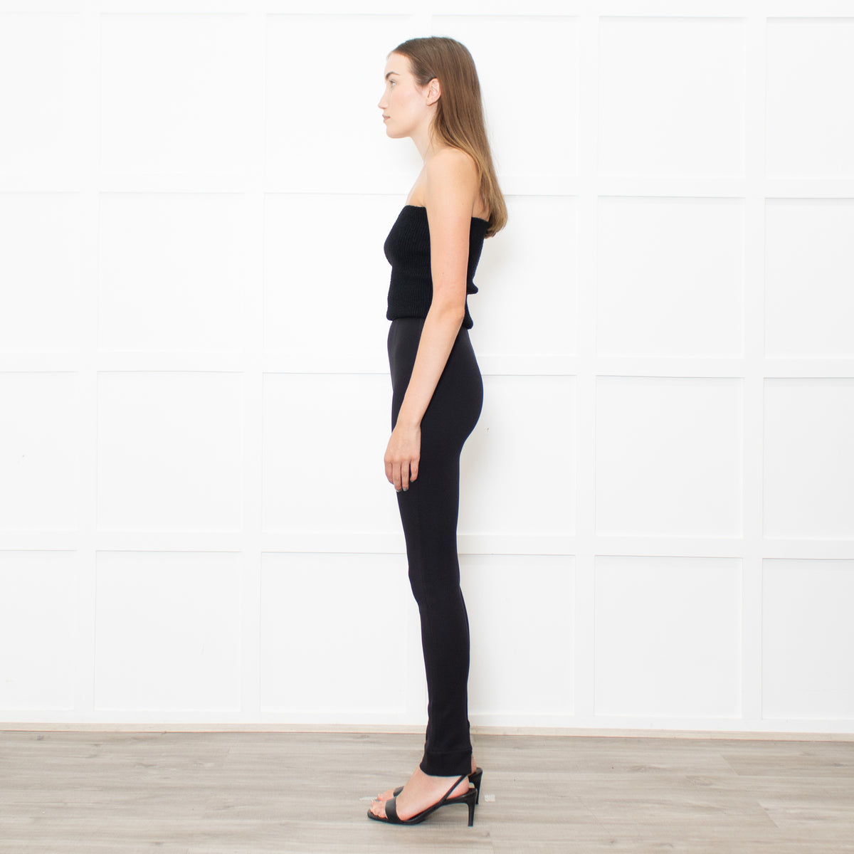 Dolce & Gabbana Black Stretchy Knit Leggings