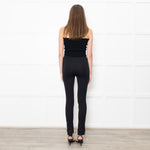 Dolce & Gabbana Black Stretchy Knit Leggings