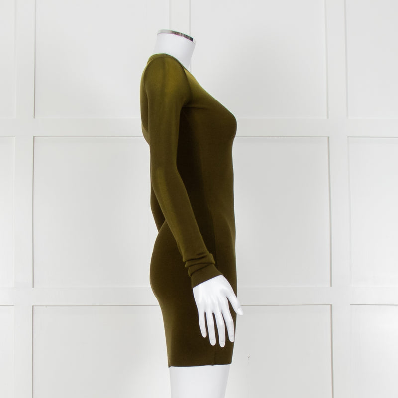 Cotton Citizen Green Gradient Mini Dress