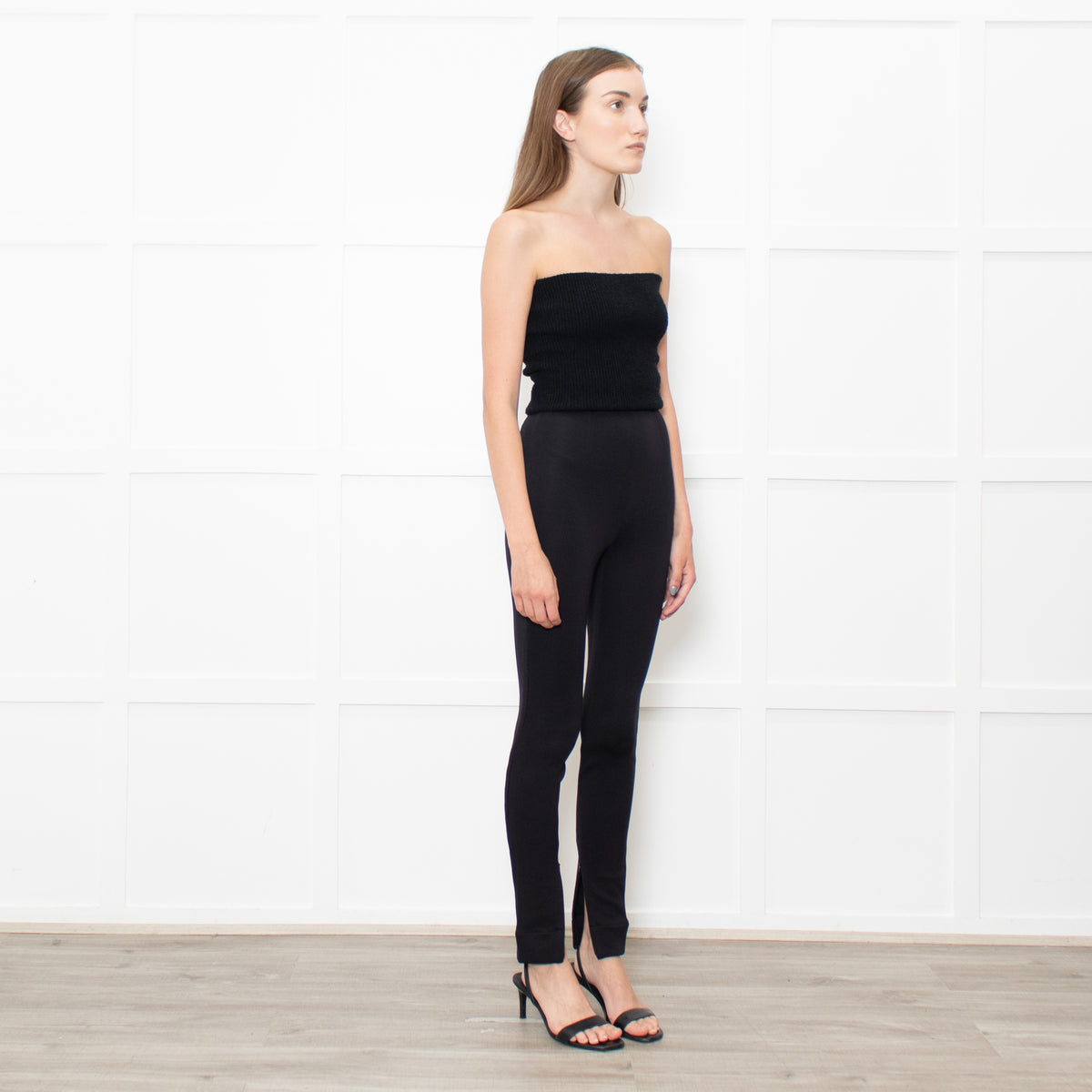 Dolce & Gabbana Black Stretchy Knit Leggings