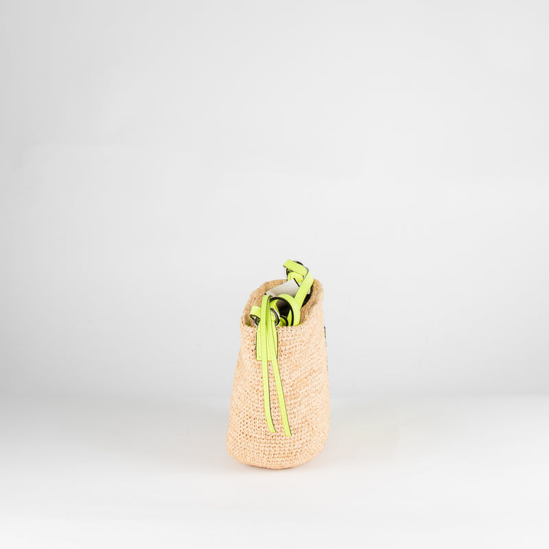 Loewe + Paula's Ibiza Bolso Woven Flouro Strap Crossbody Bag