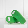 Ganni Green Platform Slides