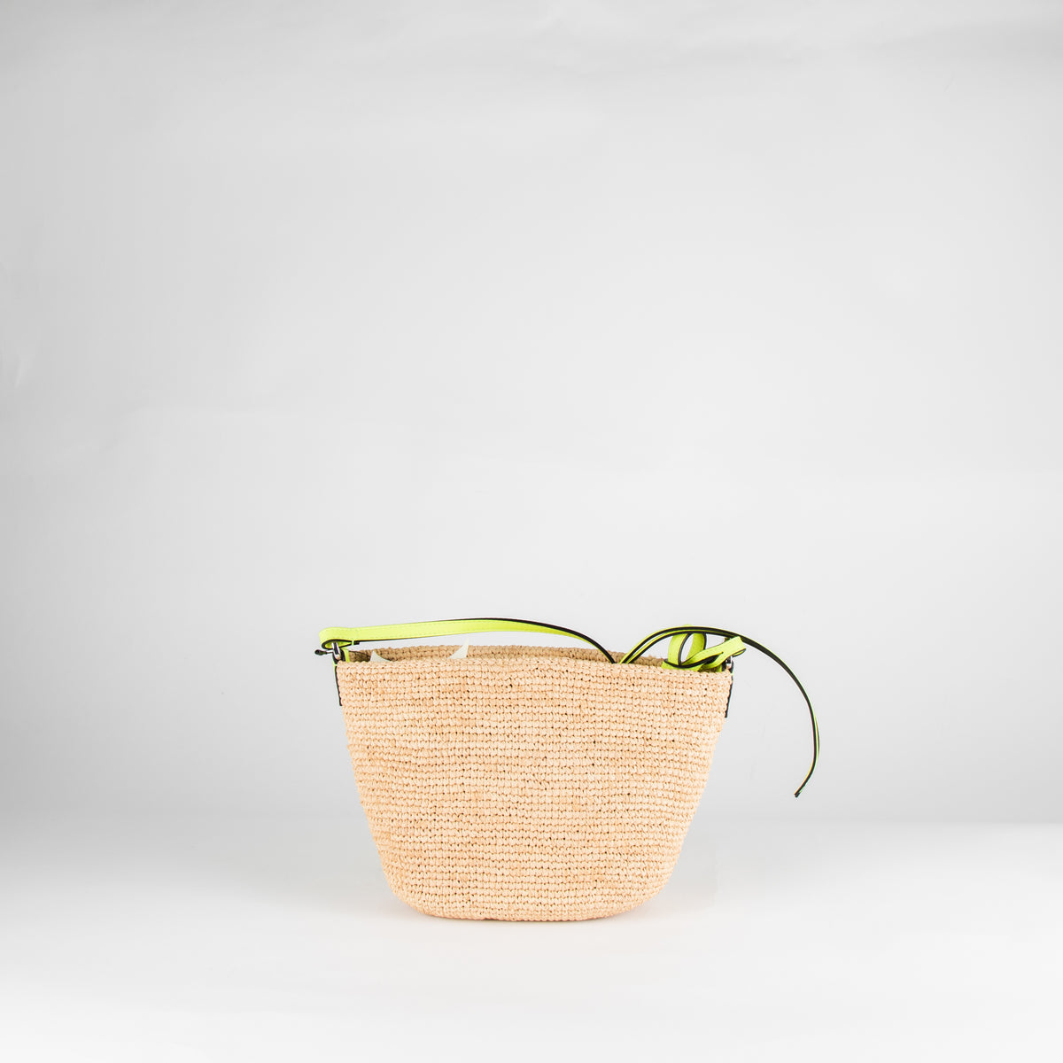 Loewe + Paula's Ibiza Bolso Woven Flouro Strap Crossbody Bag