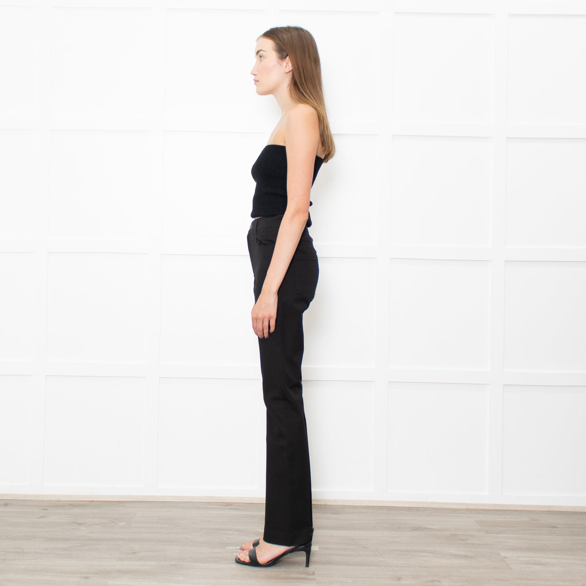 Joseph Black Cotton Blend Stretchy Jeans