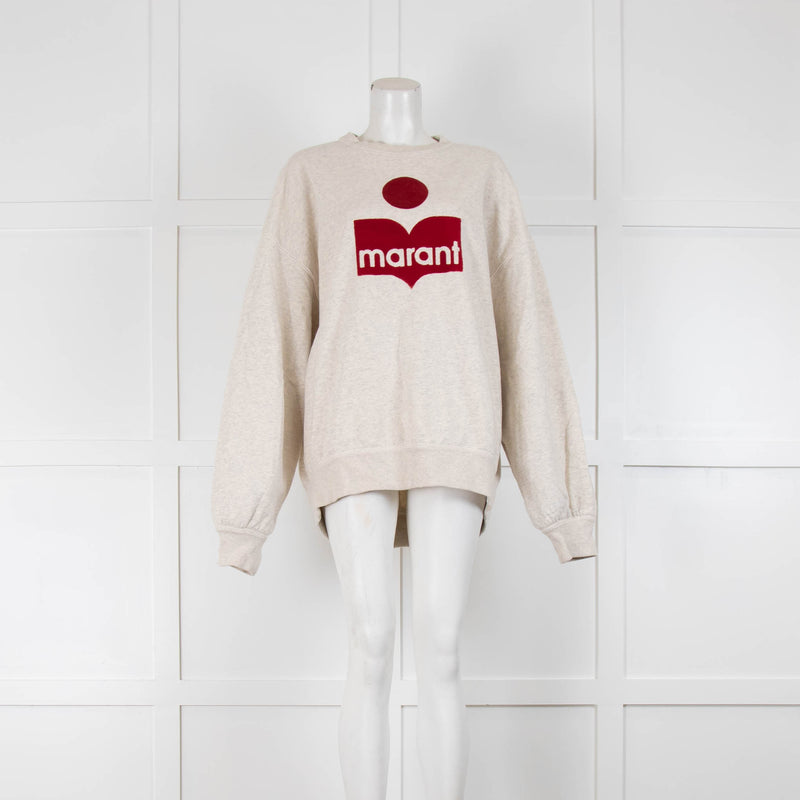 Isabel Marant Etoile Grey Logo Sweatshirt