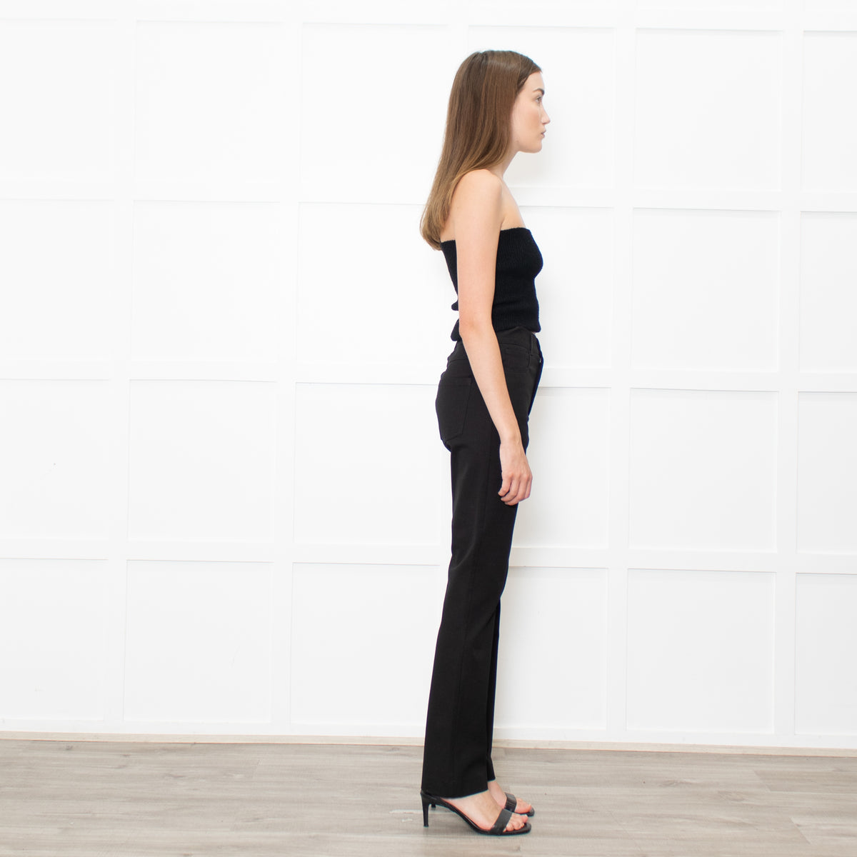 Joseph Black Cotton Blend Stretchy Jeans