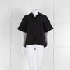 Beatrice B Black Cotton Beaded Shirt