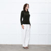 Altuzzara Khaki Silver Button Fine Wool Cardigan